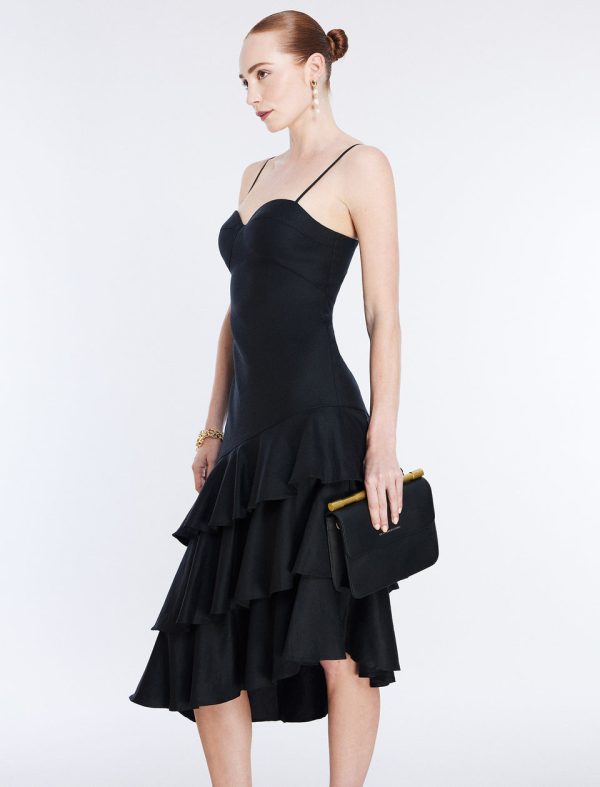 Bcbg Esme Asymmetrical Ruffle Dress - Image 5