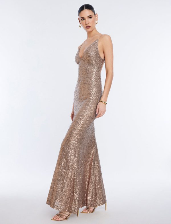 Bcbg Jiona Sequined Evening Gown - Image 4