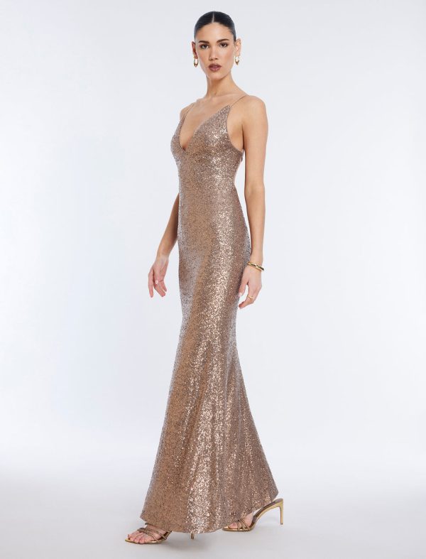 Bcbg Jiona Sequined Evening Gown - Image 5