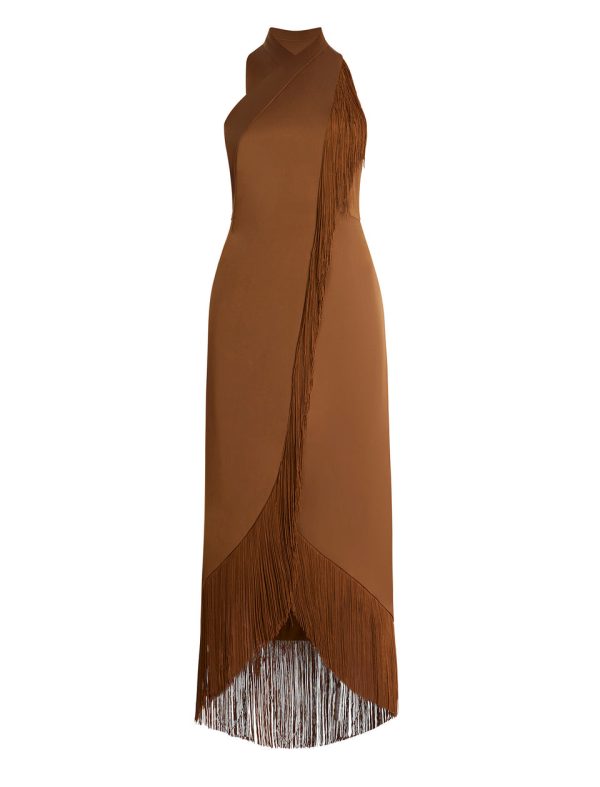 Bcbg Arla Halter Fringe Dress - Image 7