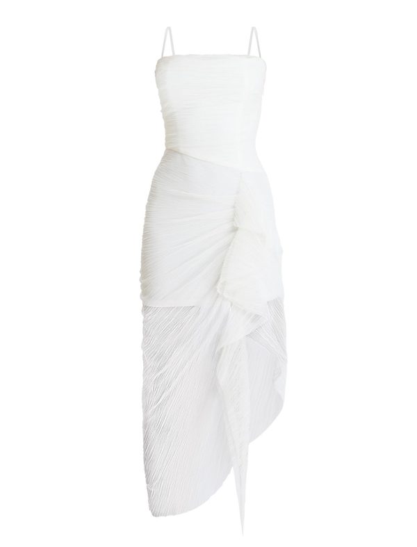 Bcbg Lottie Cascading Ruched Dress - Image 7