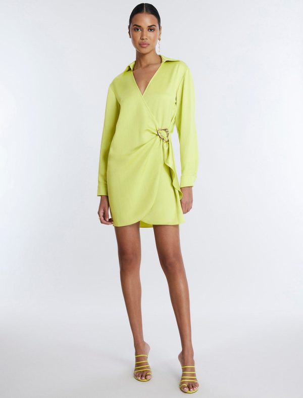 Bcbg Connie Faux Wrap Mini Dress - Image 3