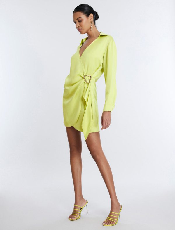 Bcbg Connie Faux Wrap Mini Dress - Image 4