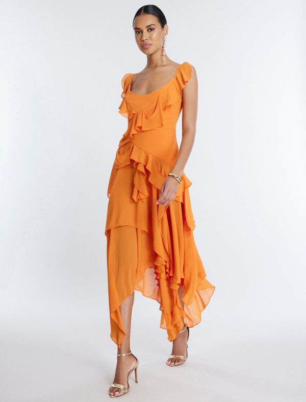 Bcbg Annabel Ruffle Dress - Image 3