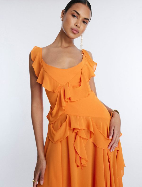 Bcbg Annabel Ruffle Dress - Image 6