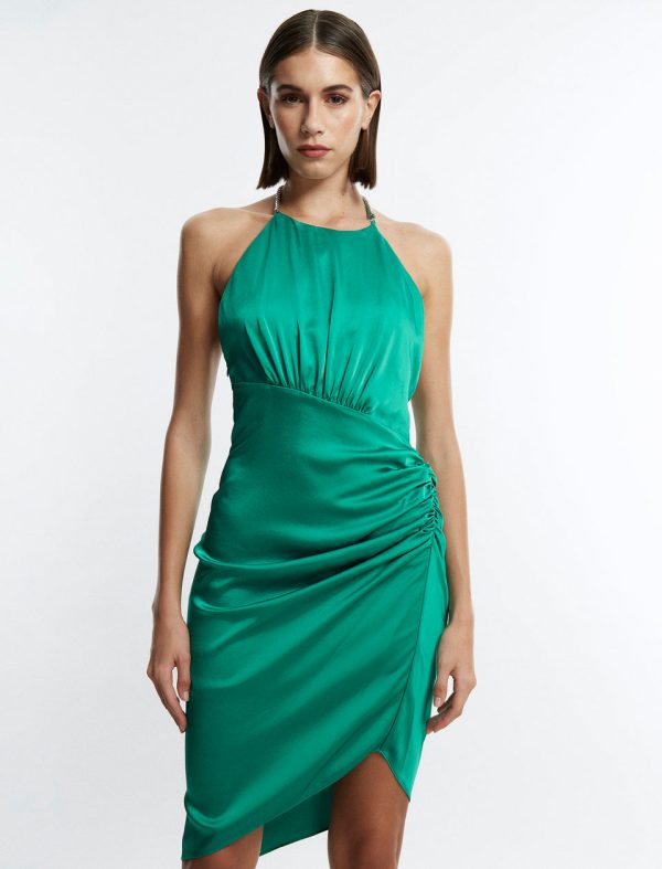 Bcbg Dress Anwen Ruched Mini Dress - Image 5