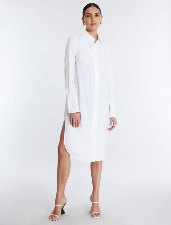 Bcbg Cotton Poplin Shirt Dress - Image 2