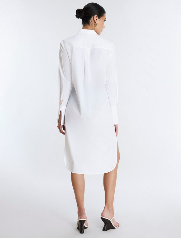 Bcbg Cotton Poplin Shirt Dress - Image 4