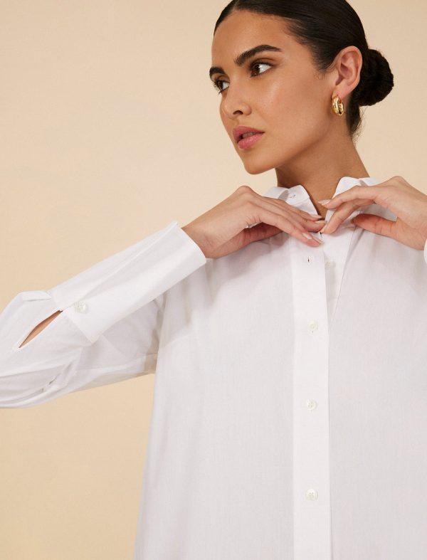 Bcbg Cotton Poplin Shirt Dress - Image 7