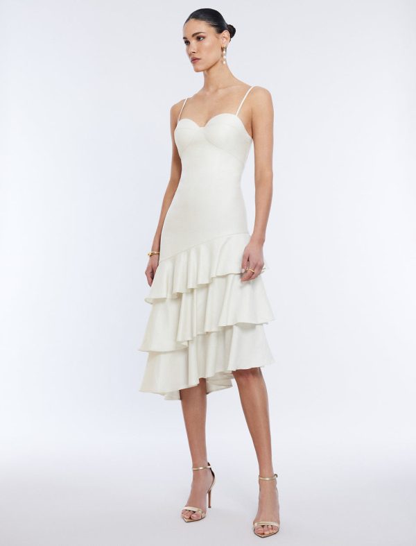 Bcbg Esme Asymmetrical Ruffle Dress - Image 3