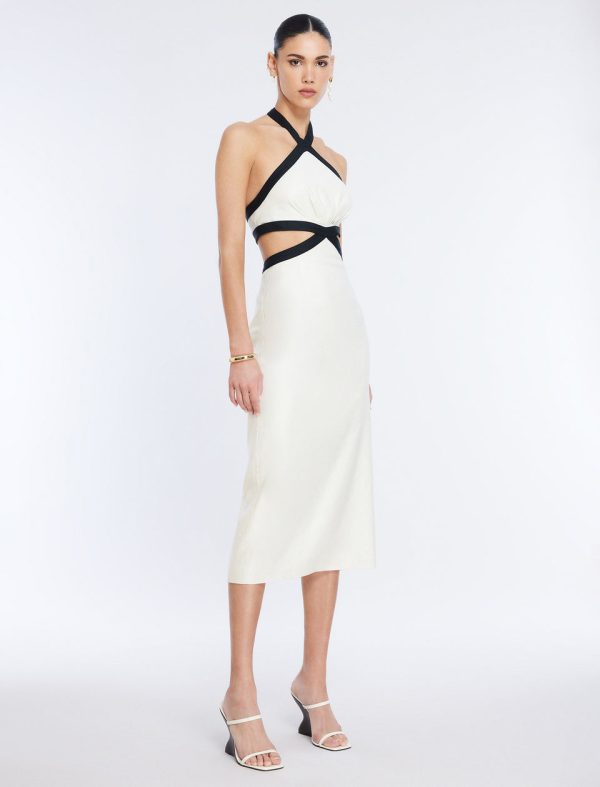 Bcbg Lula Contrast Trim Midi Dress - Image 4