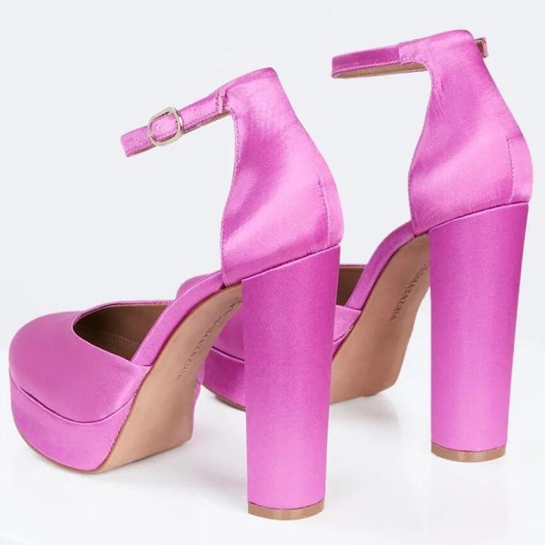 BCBG CICI PLATFORM PUMP HEEL - FUSCHIA - Image 2