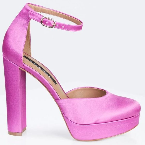 BCBG CICI PLATFORM PUMP HEEL - FUSCHIA - Image 3