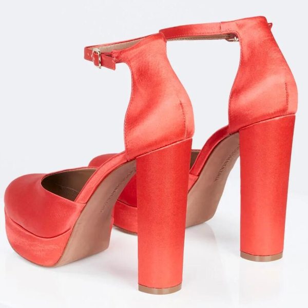 BCBG CICI PLATFORM PUMP HEEL - RED - Image 2