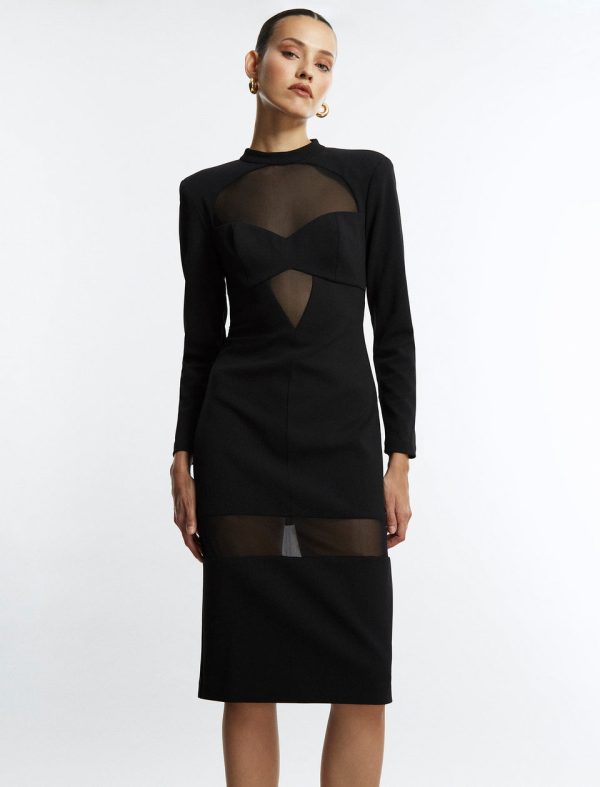 Bcbg Georgiana Illusion Midi Dress - Image 2