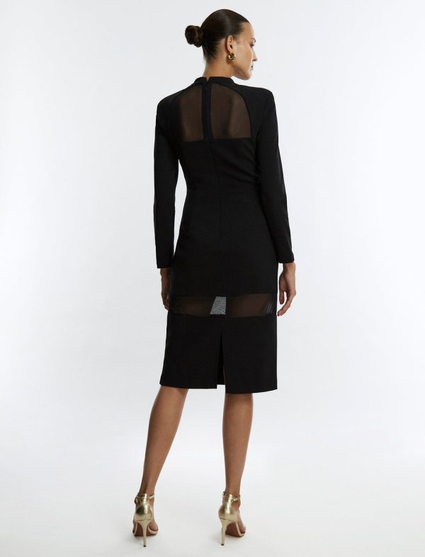 Bcbg Georgiana Illusion Midi Dress - Image 4