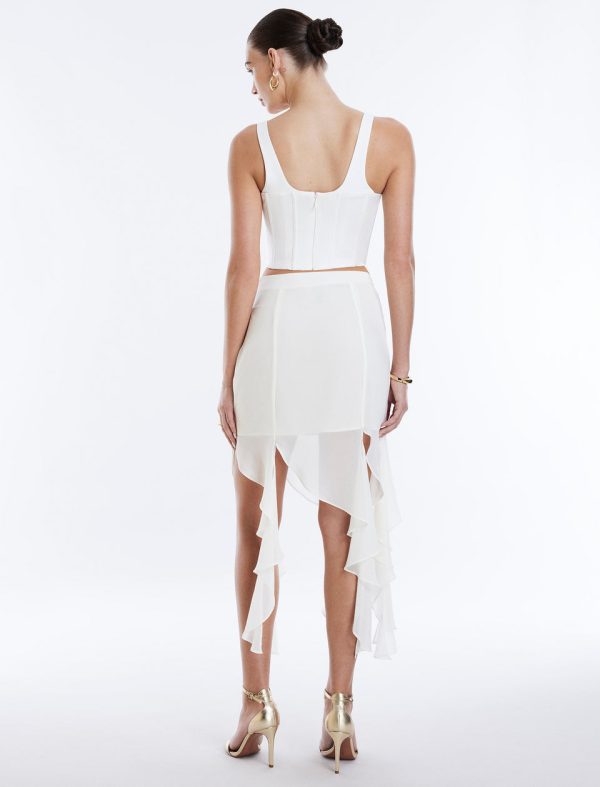 Bcbg Cascading Ruffle Skirt - Image 4