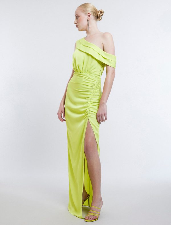 Bcbg Layla Draped Shoulder Gown - Image 3