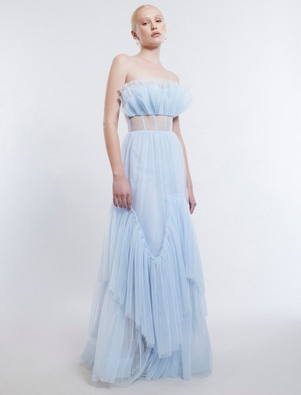 Bcbg Jeanne Strapless Tulle Gown - Image 3