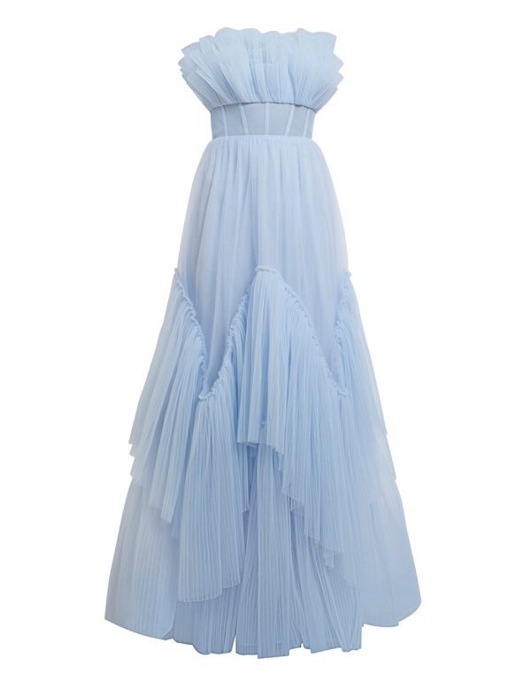 Bcbg Jeanne Strapless Tulle Gown - Image 7