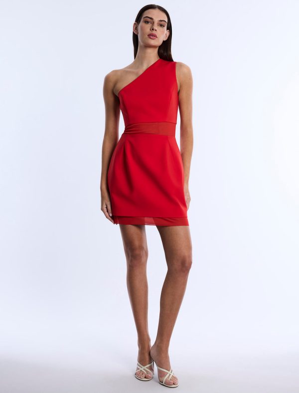 Bcbg 2025 One Shoulder Mini Dress - Image 6