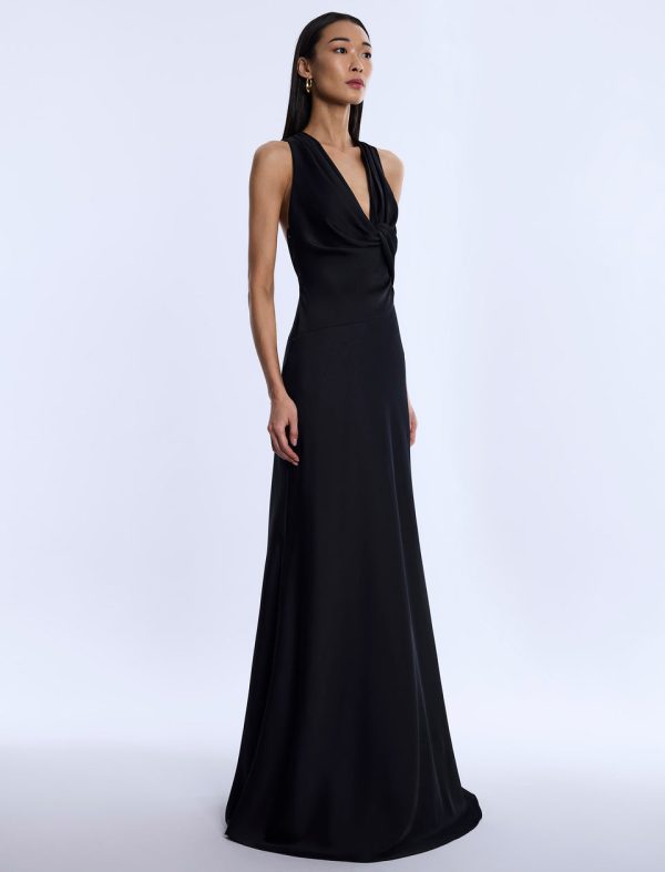 Bcbg 2025 Cowl Neck Halter Gown - Image 3