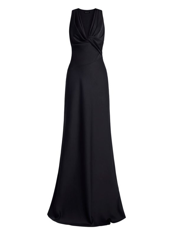 Bcbg 2025 Cowl Neck Halter Gown - Image 8