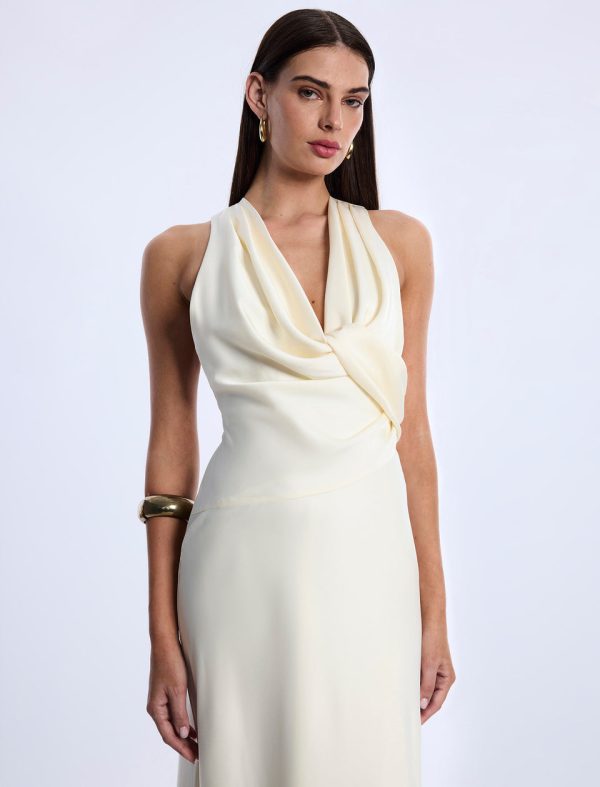 Bcbg 2025 Cowl Neck Halter Gown - Image 5