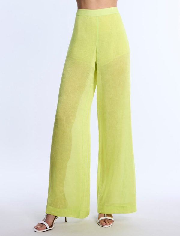 Bcbg Airy Sheer Textured Pant - Image 2