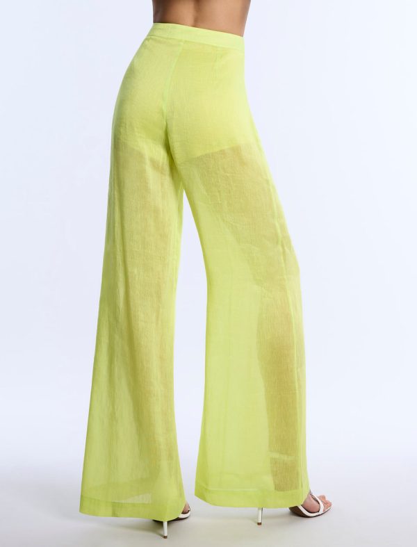 Bcbg Airy Sheer Textured Pant - Image 3