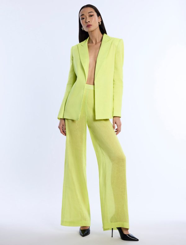 Bcbg Airy Sheer Textured Pant - Image 5