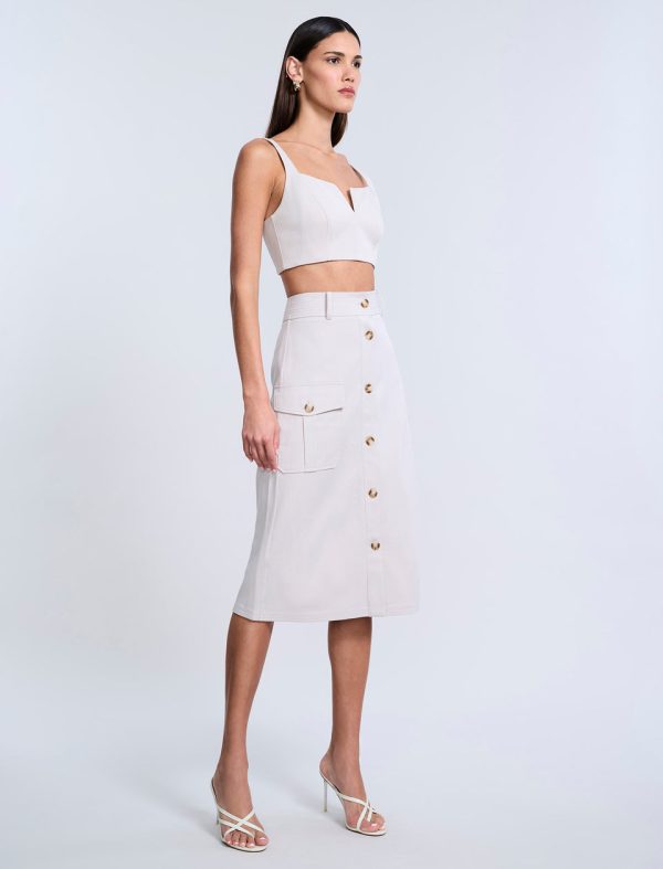 Bcbg 2025 Button Front Cargo Skirt - Image 3