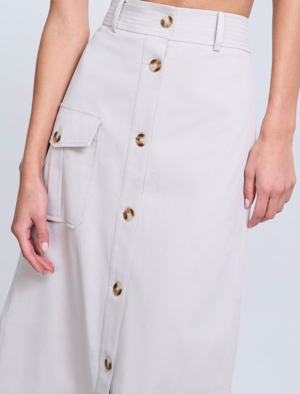 Bcbg 2025 Button Front Cargo Skirt - Image 4