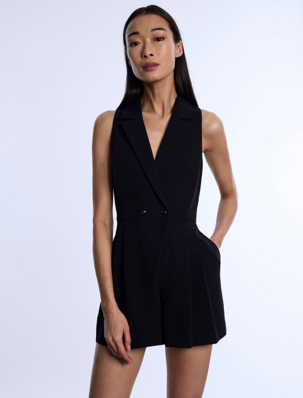 Bcbg 2025 Tailored Sleeveless Romper - Image 6