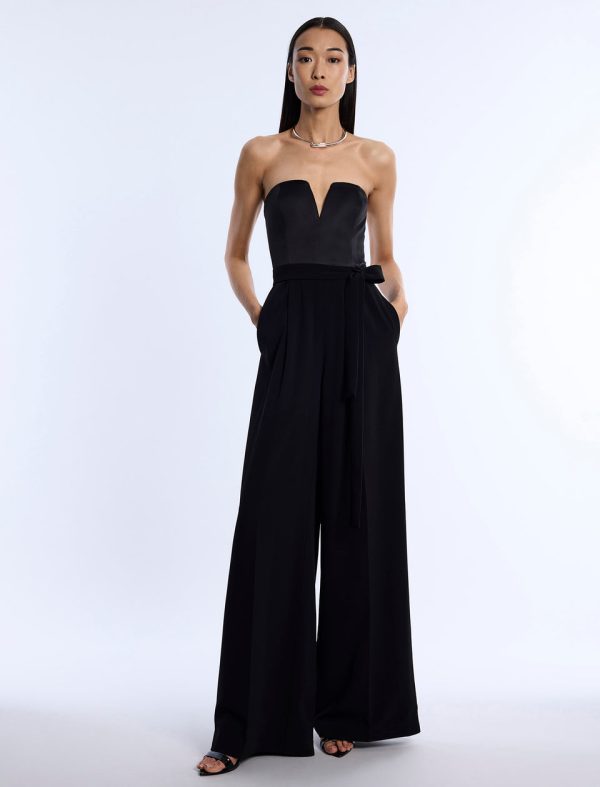 Bcbg 2025 Mixed Media Jumpsuit