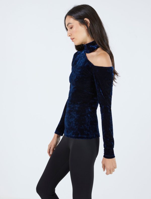 Bcbg Cold Shoulder Turtleneck Top - Image 3