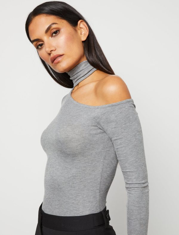 Bcbg Cold Shoulder Turtleneck Top - Image 4