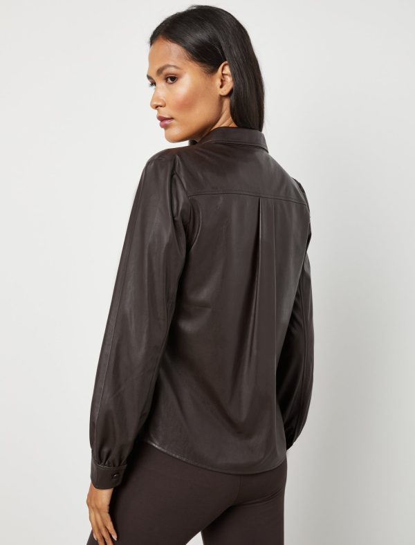 Bcbg Collared Long Sleeve Shirt - Image 8