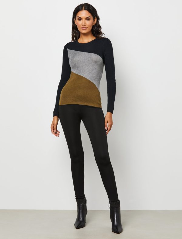 Bcbg Colorblock Crew Neck Sweater - Image 2