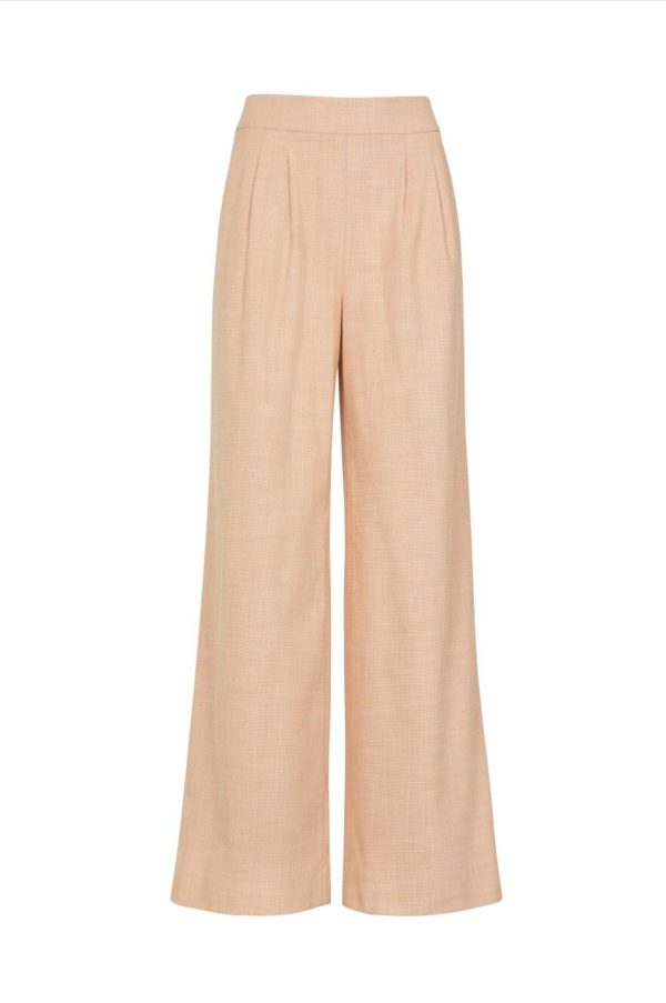 BCBG ALESSI WIDE-LEG PANT - RAW SIENNA - Image 5