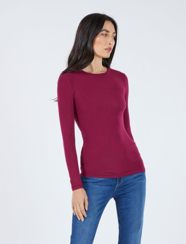 Bcbg Crew Neck Long Sleeve Top - Image 12