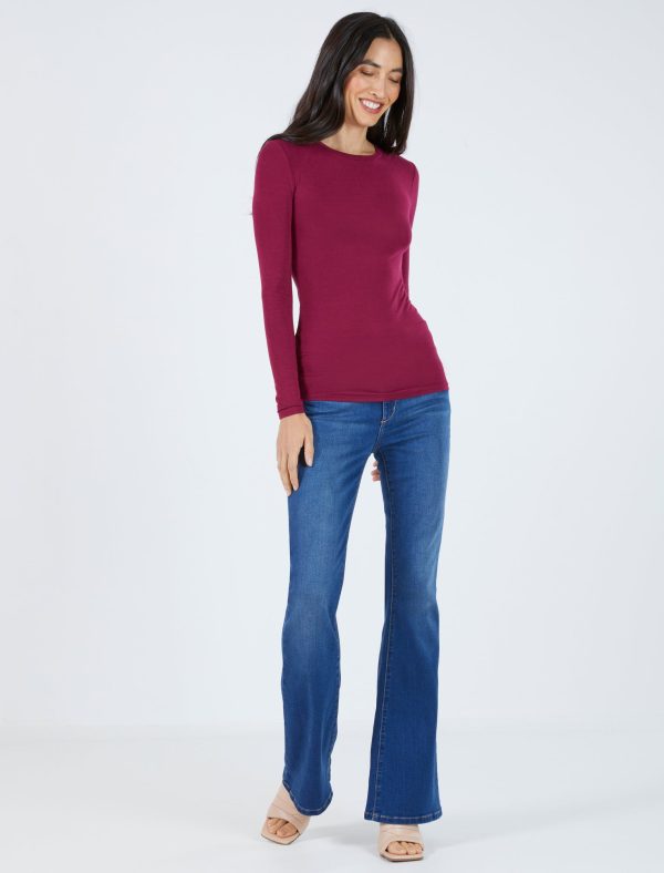 Bcbg Crew Neck Long Sleeve Top - Image 27