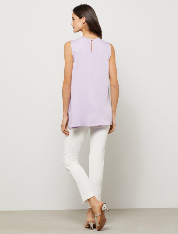 Bcbg Crew Neck Tulip Wrap Top - Image 4