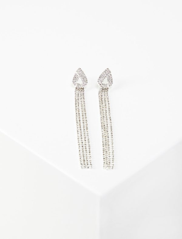 Bcbg Crystal Fringe Drop Earrings - Image 4