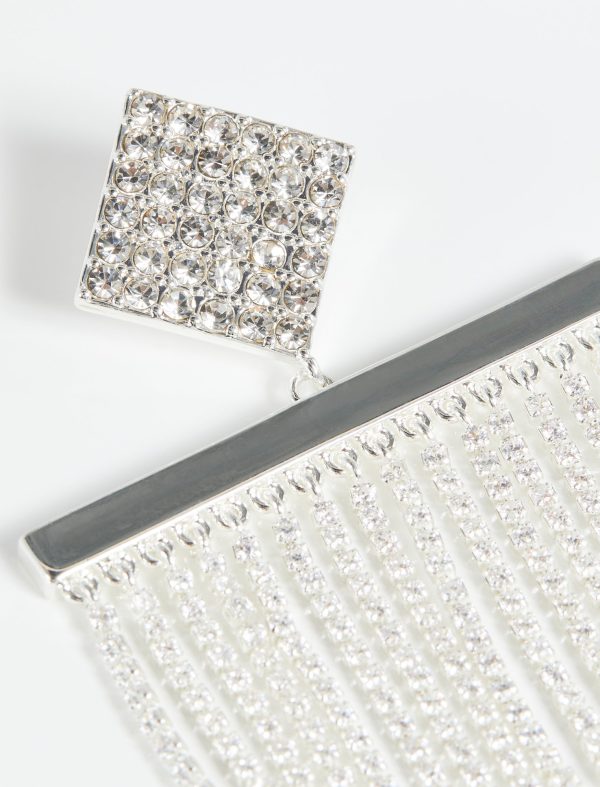 Bcbg Crystal Fringe Earrings - Image 3