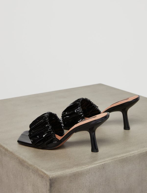 Bcbg Dallas Crinkle Patent Mule Sandal - Image 2