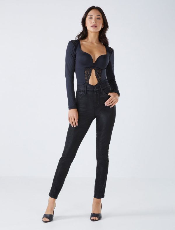 Bcbg Delaney Long Sleeve Teddy Bodysuit - Image 8