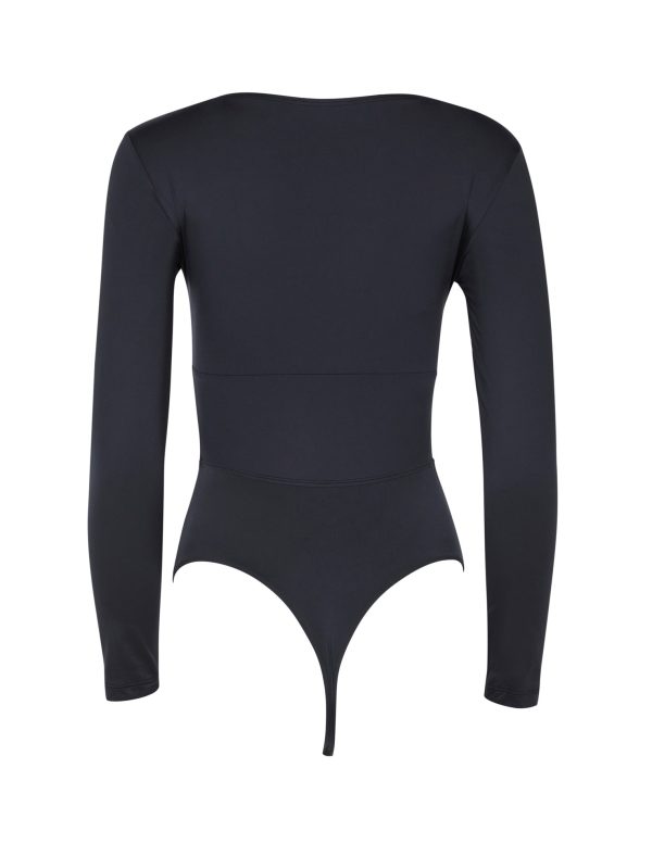 Bcbg Delaney Long Sleeve Teddy Bodysuit - Image 11