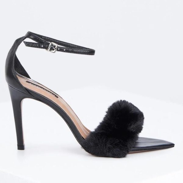 BCBG DENLI SANDAL HEEL - BLACK - Image 3