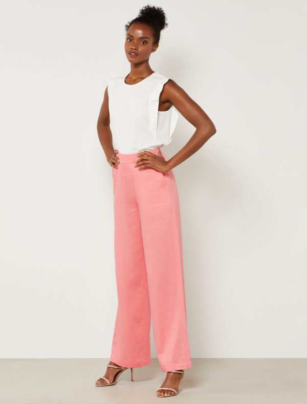 Bcbg Pant Alina Wide-Leg Pant